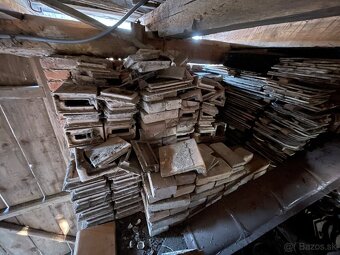 Kachľová pec rozobrata - 2