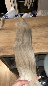 Ruské vlasy blond platina ash - 2