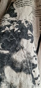 Ľanový dámsky kabátik - odevný originál od Pilata - 2