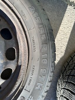 Sada zimných pneumatík na diskoch 215/55 R16 5x112 - 2