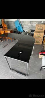 Predam kancelarsky skleneny stol do L - 2