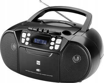 6v1 DAB+ FM prenosné rádio DUAL kazeťák 230v Baterky - 2