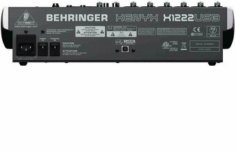 Behringer XENYX X 1222 USB Analógový mixpult - 2