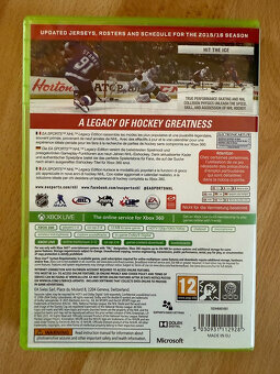 Originálne hry na xbox 360. NHL a Smack down 2007 - 2