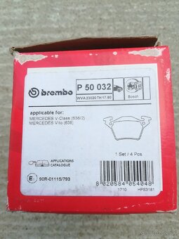 Brzdové platničky BREMBO - 2