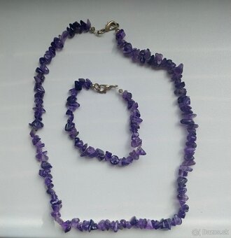 Náhrdelník a náramok Ametyst - 2