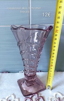 Retro sklenené vázy - 2