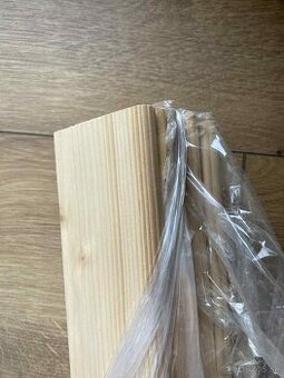 Predám drevené lišty hladké- znížená cena - 2