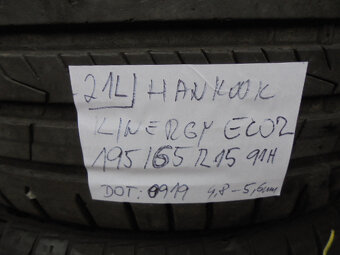 Hankook Kinergy Eco2 195/65 R15 č.21L - 2