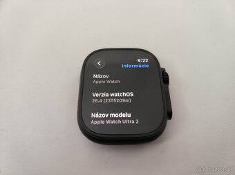 apple Watch Ultra 2 Black / Batéria 96% - 2