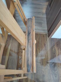 Maliarsky stojan - ateliérový z masívneho dreva - 2
