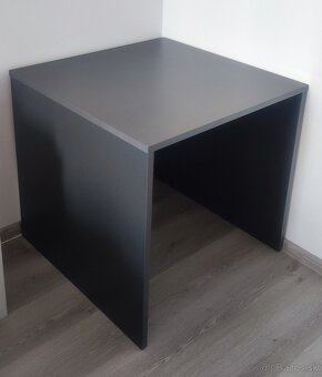 PC/pisaci stol - grafit - 80cm x 80cm - 2