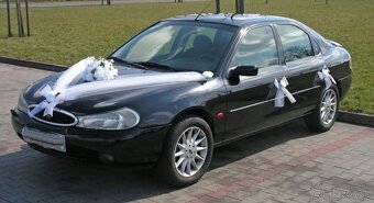 Svadobná výzdoba na auto - 2