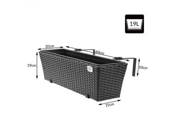 Konferenčný stolík 60 cm zlatý - mramorový vzhľad - 2