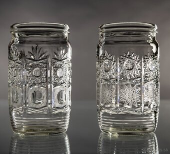 dizajnové krištáľové poháre 2 ks objem 300 ml - 2