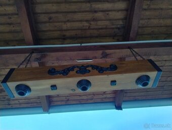 Lustre drevený hranol - 2