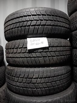 3x 215/60R16 Zimné pneu Barum - 2