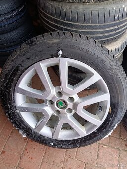 Kolesá Škoda 5x112 215/55 r17 - 2