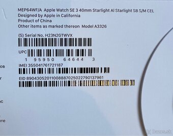 APPLE WATCH SE 3 40mm starlight - 2