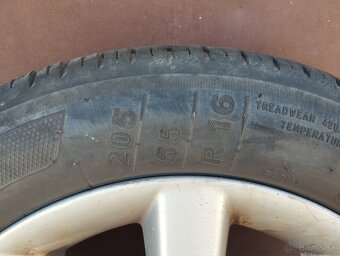 Predám hliníkové disky s pneu - 2