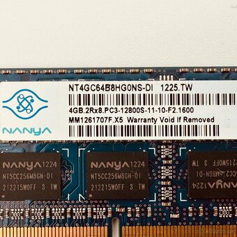 RAM DDR3 SODIMM NANYA 2 x 4 GB - 2