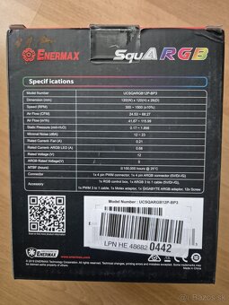 Enermax 3x12mm PC ventilátory - 2