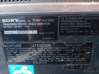 Retro monitor Sony - 2