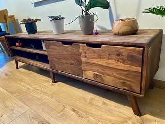 Skrinka pod TV 40x180cm palisander masiv - 2