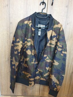 Nová Bunda pánska URBAN CLASSICS Camo Bomber veľkosť M, XL - 2