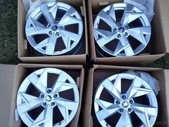 Škoda Kodiaq II,VW Tayron 18"5x112 originálne hliníkové dis - 2