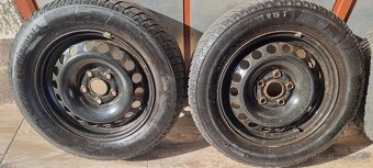 Predam zimné pneumatiky na diskoch 5x112 r15 et47/ 195/65r15 - 2