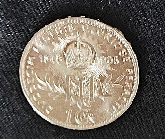 ☀️ Jubilejna 1 korona 1908, Rakúsko - Uhorsko☀️ - 2