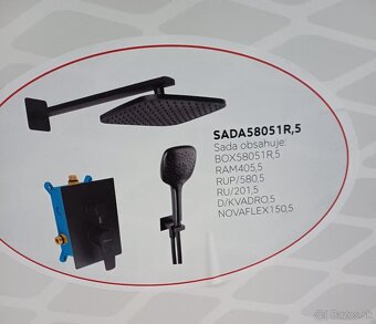 Podomietkový set novaservis čierny - 2
