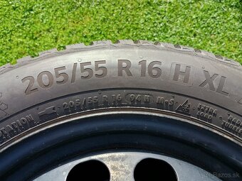 Sada kolies Škoda Octavia 2, plechové disky +pneu 205/55 R15 - 2
