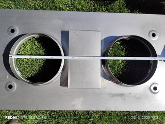 Kominova krycia nerezová doska SCHIEDEL ABSOLUT FINAL  - 2