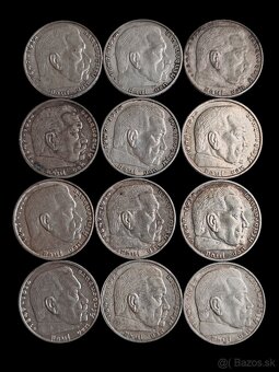 2 Marky 1937, 1938, 1939 rôzne mincovne - 2