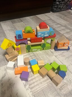 Drevené kocky Farma - 2