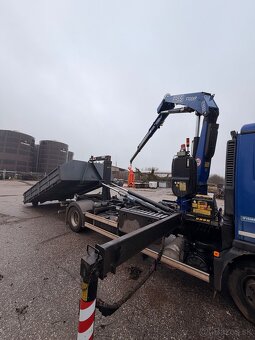 MAN TGL 12.250 hákový nosič kontejnerů + Fassi F105XP - 2