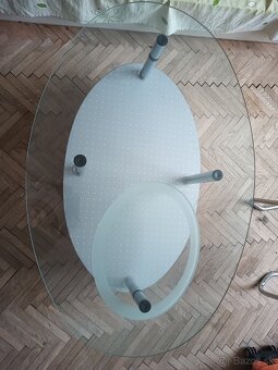 Sklenený konferenčný stolík - 2