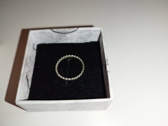 Filigránový strieborný prsteň - 2