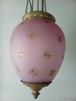 Starožitné svietidlo - luster. - 2