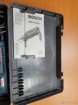 Rezervované Príklepová vŕtačka Bosch GBH2 Profi-Nepoužívaná - 2