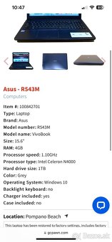 Notebook ASUS R543M - 2