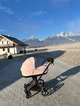 Vanička priam 4.0 peach pink - 2