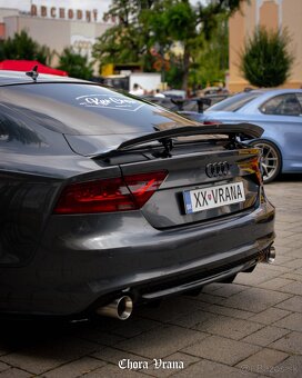 Audi a7 S-line difúzor + maxton design rebrá - 2