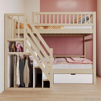 Uplne nova - nerozbalena: Poschodová posteľ 90x200cm - 2