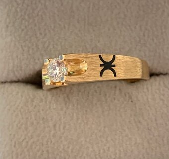 Pánsky diamantový prsteň - 2