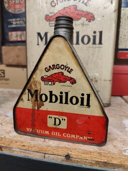 Originál plechovka Mobiloil - 2