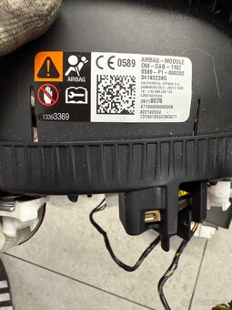 Opel astra K airbagy - 2