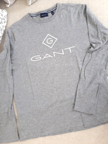 Predám pánske tričko zn. Gant, "M" - 2x použité - 2